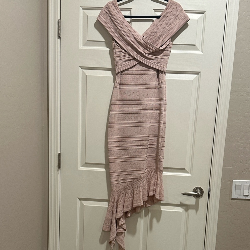 Ever New Blush Asymmetrical Dress